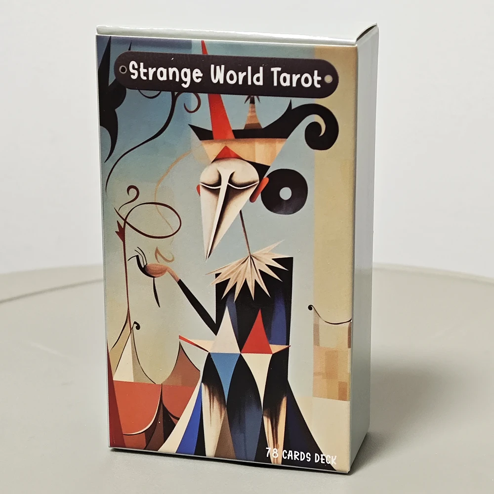 

Strange World Tarot Original Art Work 78 Pcs Tarot Cards Based on Rider Waite System 10.3*6cm