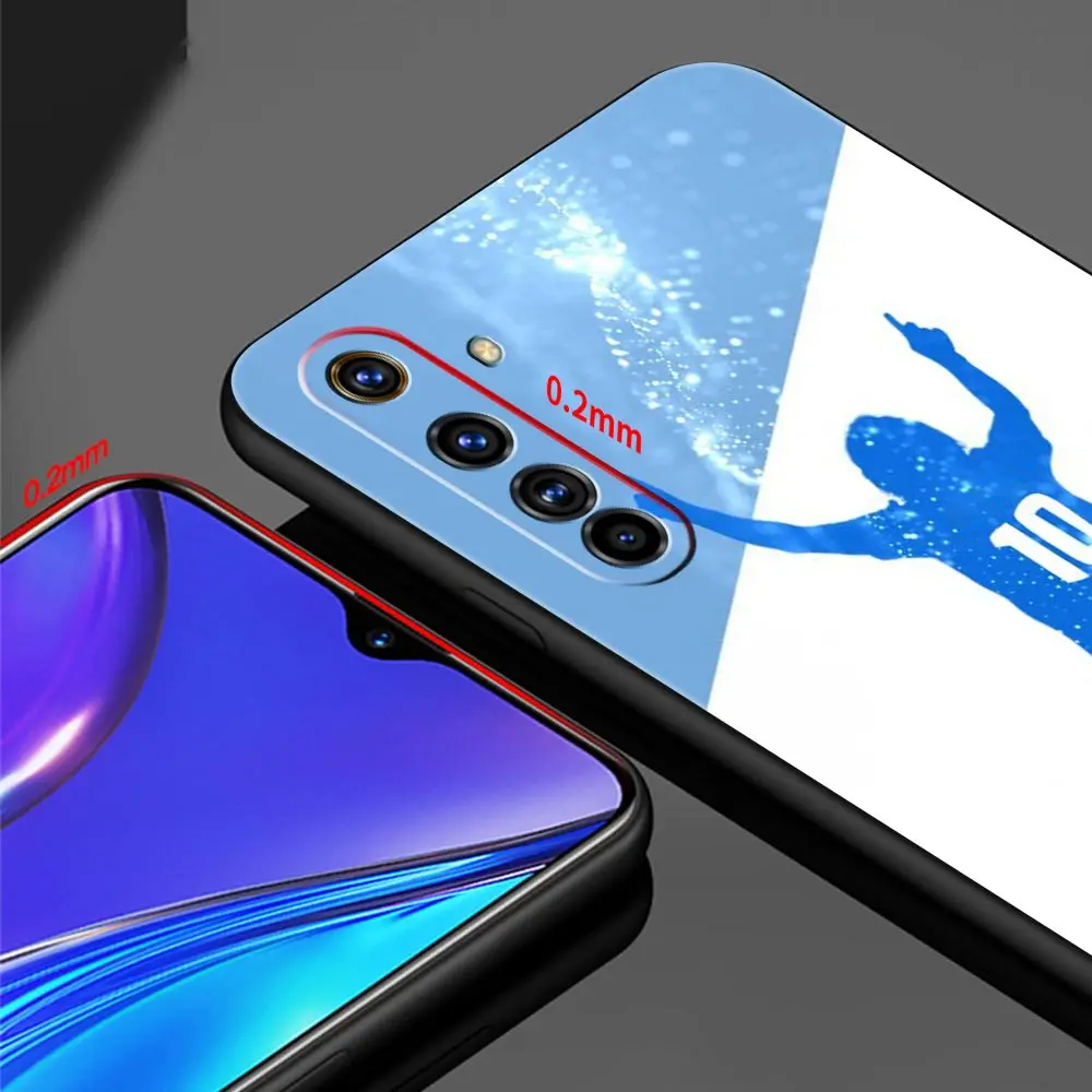 Argentina Flag Soccer 10 For Realme GT Neo2 3 Phone Case For Realme 9 8 7 6 GT2 Pro Plus 5G 8i 9i C3 C21 C11 C25 C35 C21Y Cover