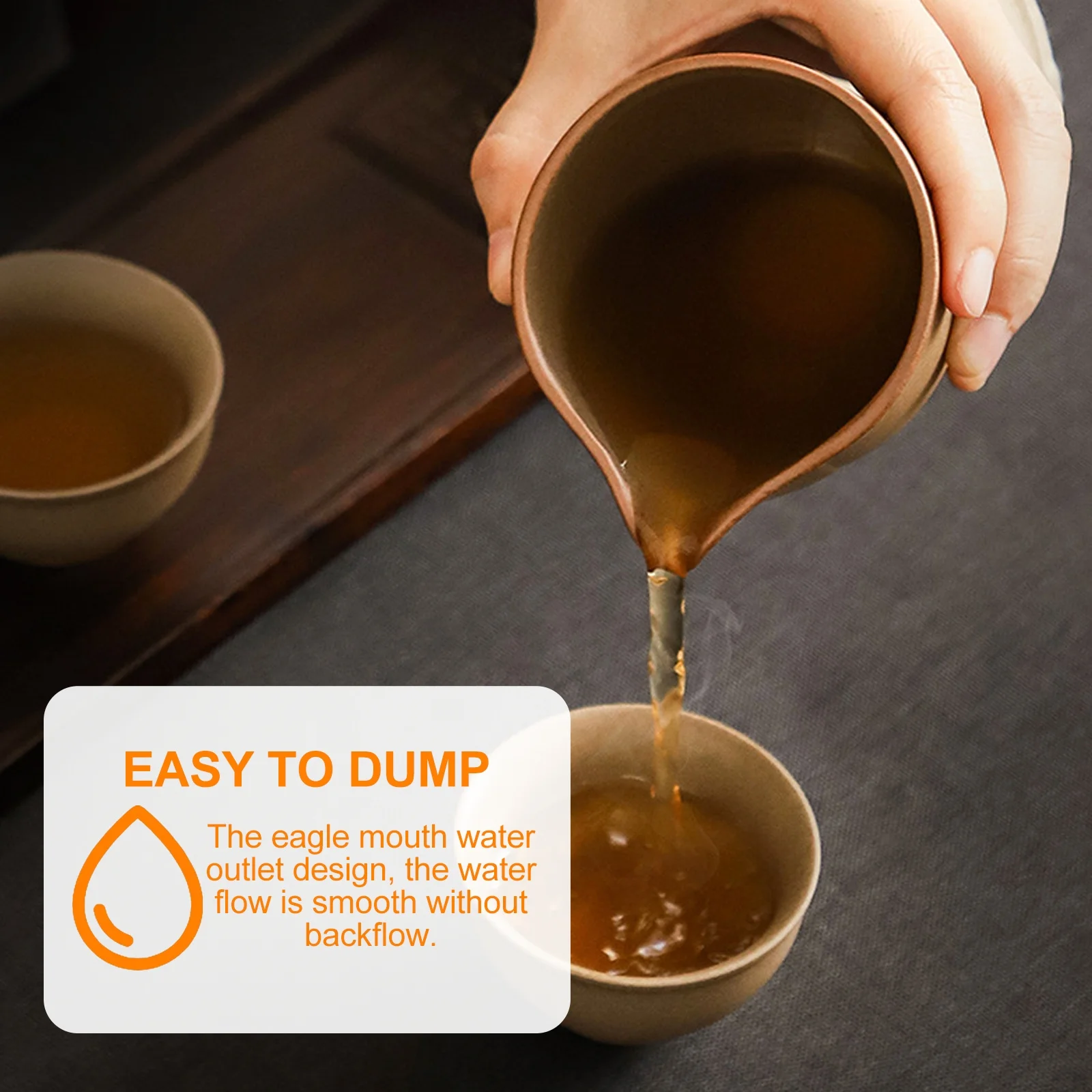 

1Pcs Gongdao Cup Ceramic Tea Pitcher Moderate Size Stable Base Smooth Pour for Home Office Meeting Kung Fu Tea Set