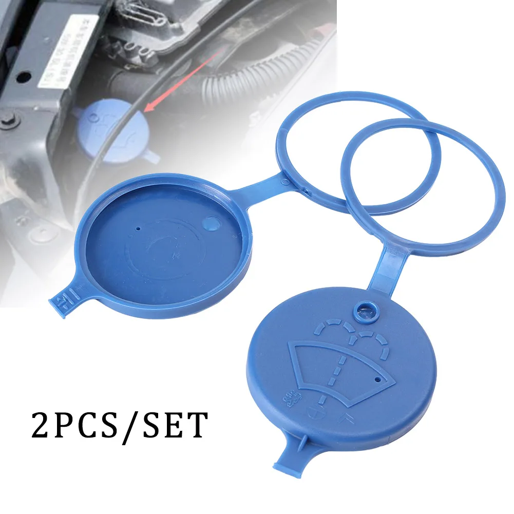 1/2 pezzi accessori per auto tergicristallo per auto lavavetri serbatoio liquido coperchio coperchio serbatoio bottiglia tappo pentola per Ford Peugeot 208308 408508