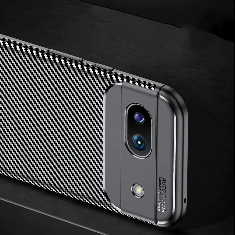 For Google Pixel 8A Case For Pixel 7 8 Pro 6A 7A 8A Cover Carbon Fiber Shockproof Silicone Protective Bumper For Google Pixel 8A