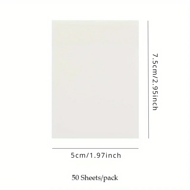Creative Transparent Post-it Note Student Note Sticker Removable Simple Note Paper Note Sticker N Times Sticky Note