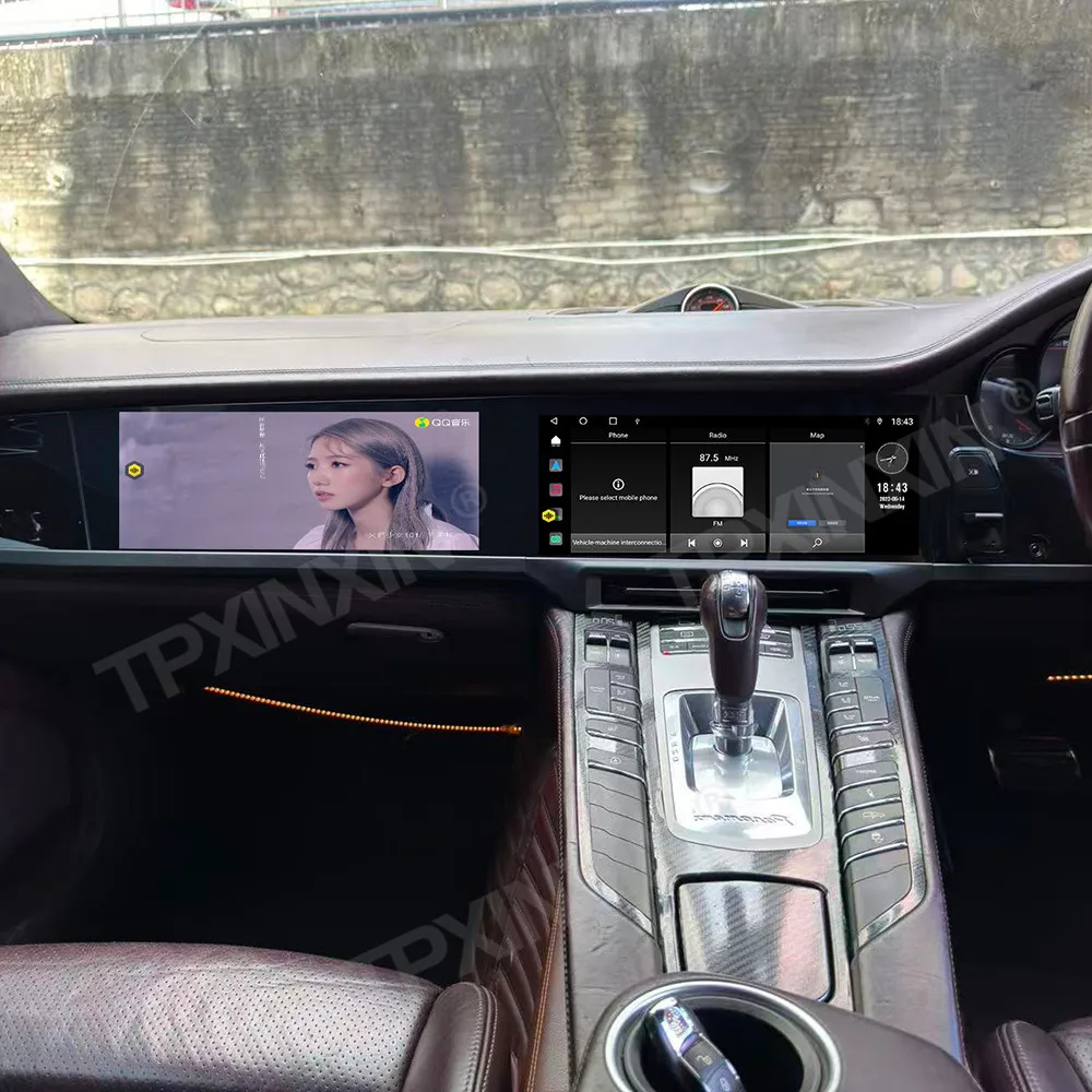 

12.3" Dual Screen Car Radio For Porsche Panamera 2010-2016 RHD Car Multimedia Video Player Stereo Auto GPS Navigation Carplay