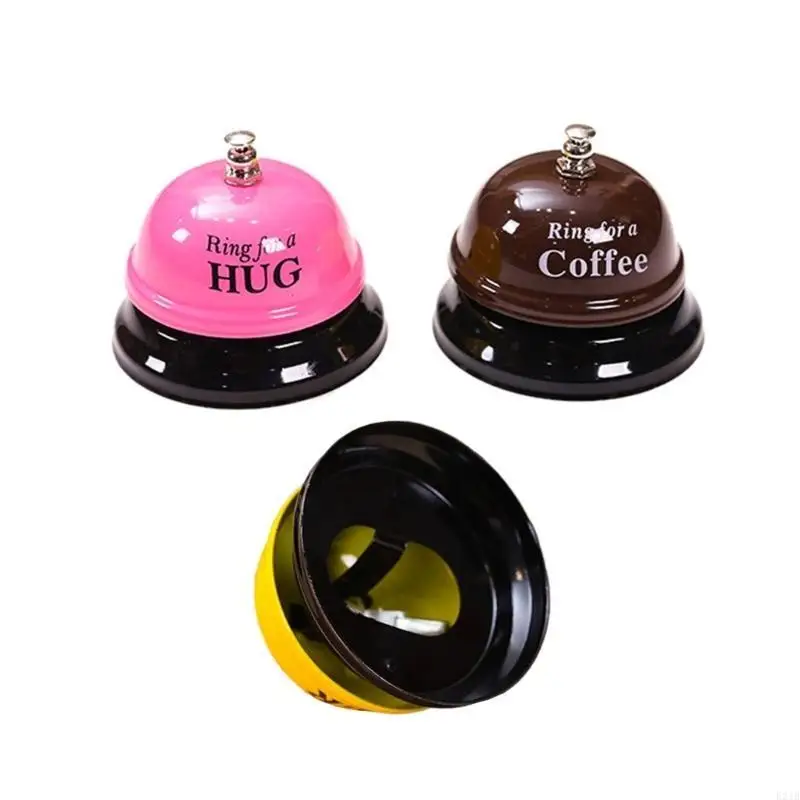 Set of 3 Creative Reminder Bells Desk Calls Bells Kitchen Bells Service Bells for Hotel Restaurant Kitchen Shop School 