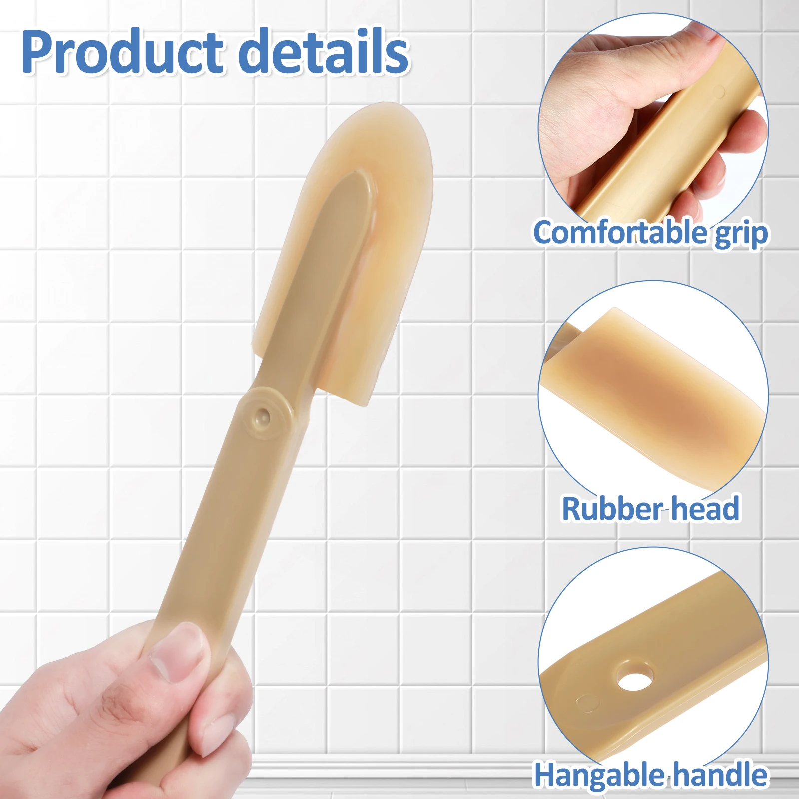 Rubber Caulking Tool Kit Caulk Finishing Tool Multifunctional Grout Sealant Caulking Smoothing Tool for Kitchen Bathroom Window