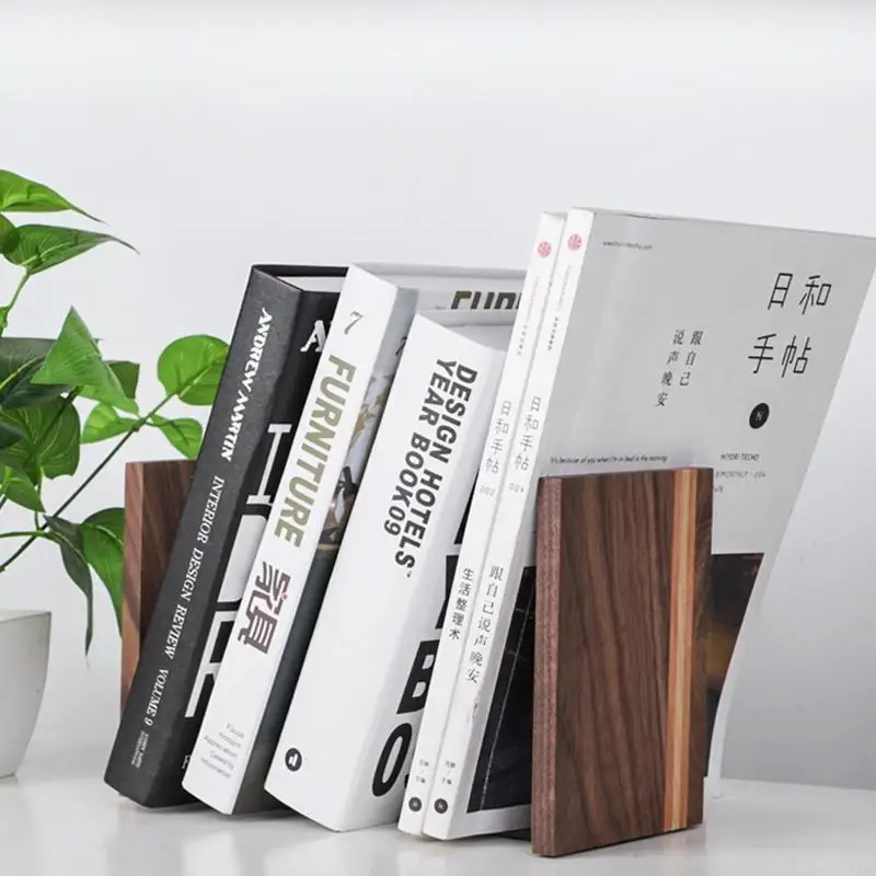 594a Magazinet Holder Standing BookEnd Book Stopper for Selves