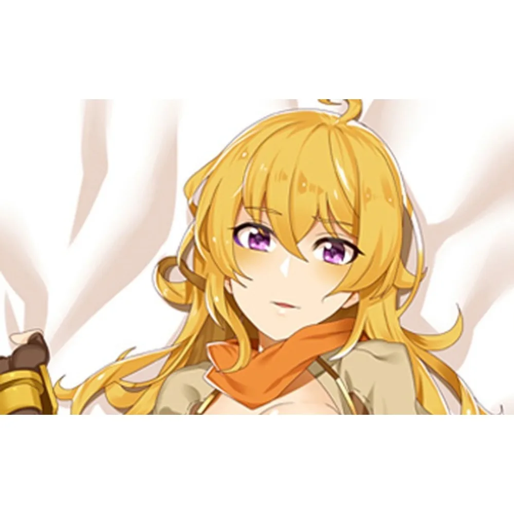 Yang Xiao Long Anime Body Pillow Case Double Sided Art Print Peach Skin Dakimakura Shell