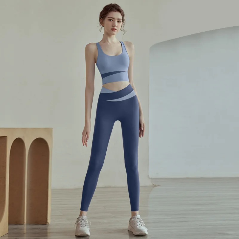 

Women's Sports Bra Set Quick-Drying Gym Workout Clothing Yoga Clothes Summer Professional Morning Popular 25 Pants