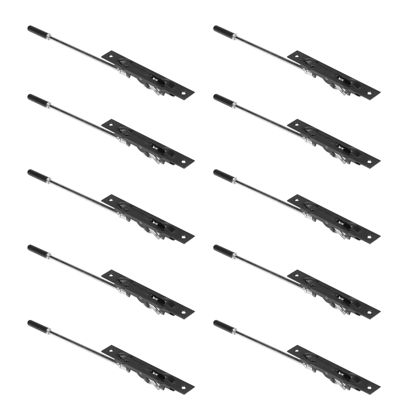 

10Pcs Emergency Door Escape Door Lock with Rod Female Door Conceal Latch 10In for Composite Doors/Wood Doors/Double Doors