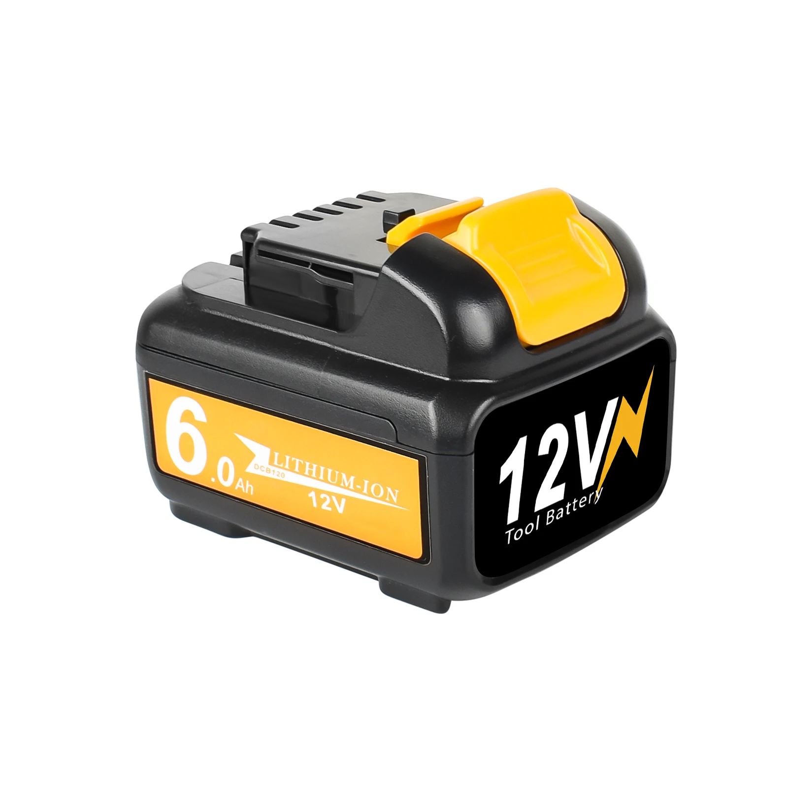 6000MAH For Dewalt DCB120 12V Replacement Battery 10.8V Cordless Power Drill Tool Compatible with DCB120 DCB121 DCB125 DCB127