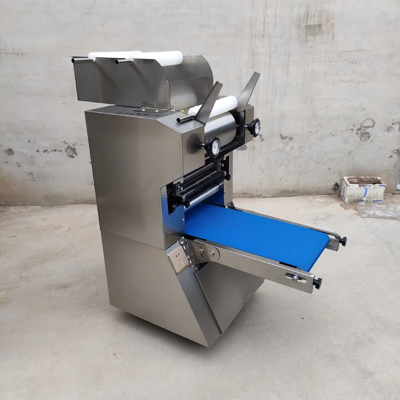 Electric Noodle Press Machine Stainless Steel Full Automatic Dumpling Wrapper Maker Commercial