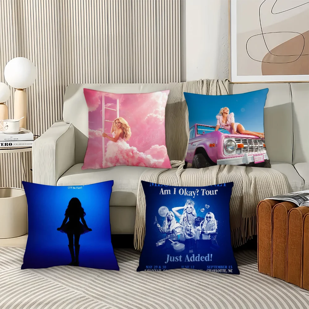 

American singer Megan Moroney Pillow Case Office Cushions Suitable For Sofa Car Bedroom Decorative Cushion Cover