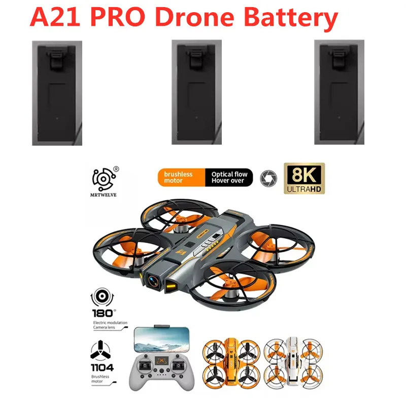A21 PRO RC Drone Battery 3.7V Battery/Propeller for A21PRO Drone Accessories A21 PRO RC Drone Battery Blades A21 PRO Battery