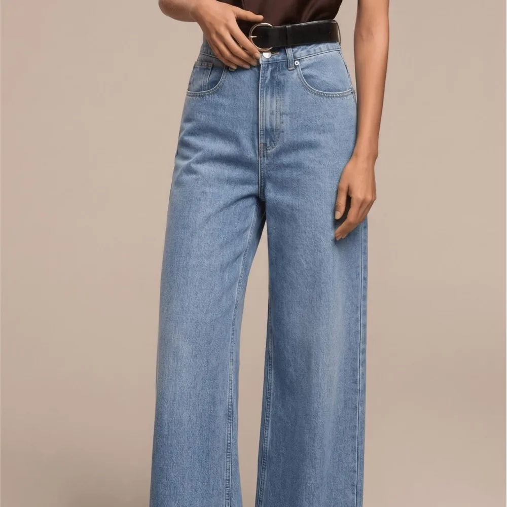 Women's Jeans high Waist  Loose Floor Length Wide Leg Jeans All-match Vintage Casual Daily Vacation Commuting Y2k Streetwear