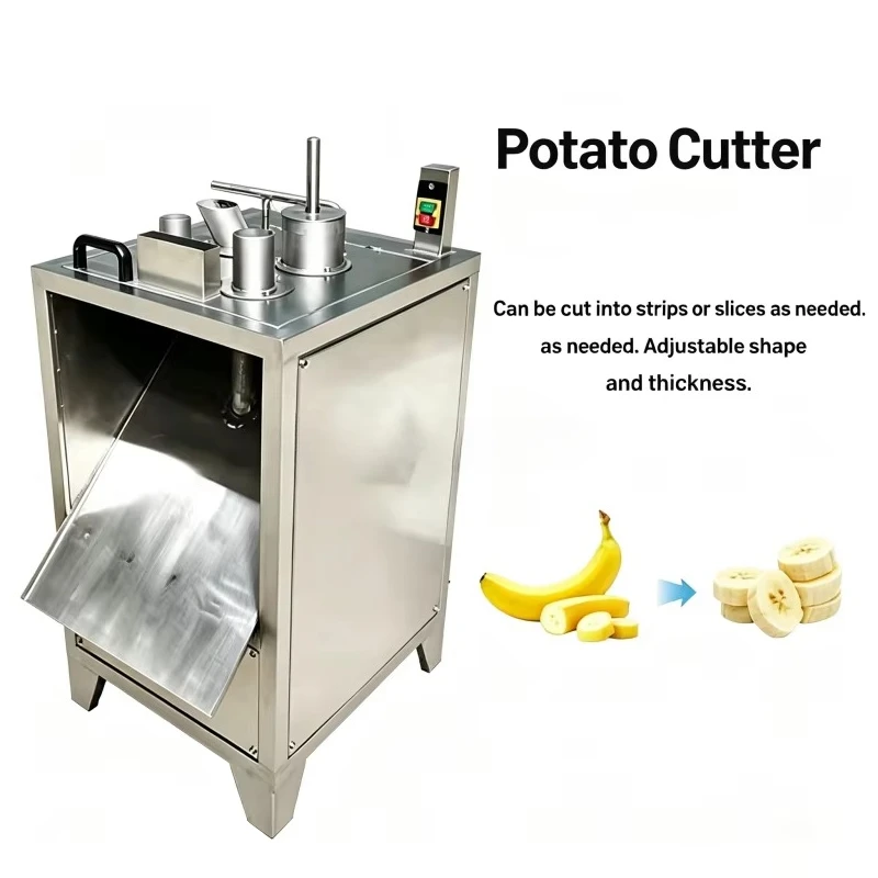 Semi-Auto Banana Chips Processing Line with Peeler Slicer Fryer  304SS Food Grade Snack Making Machine for Food Business