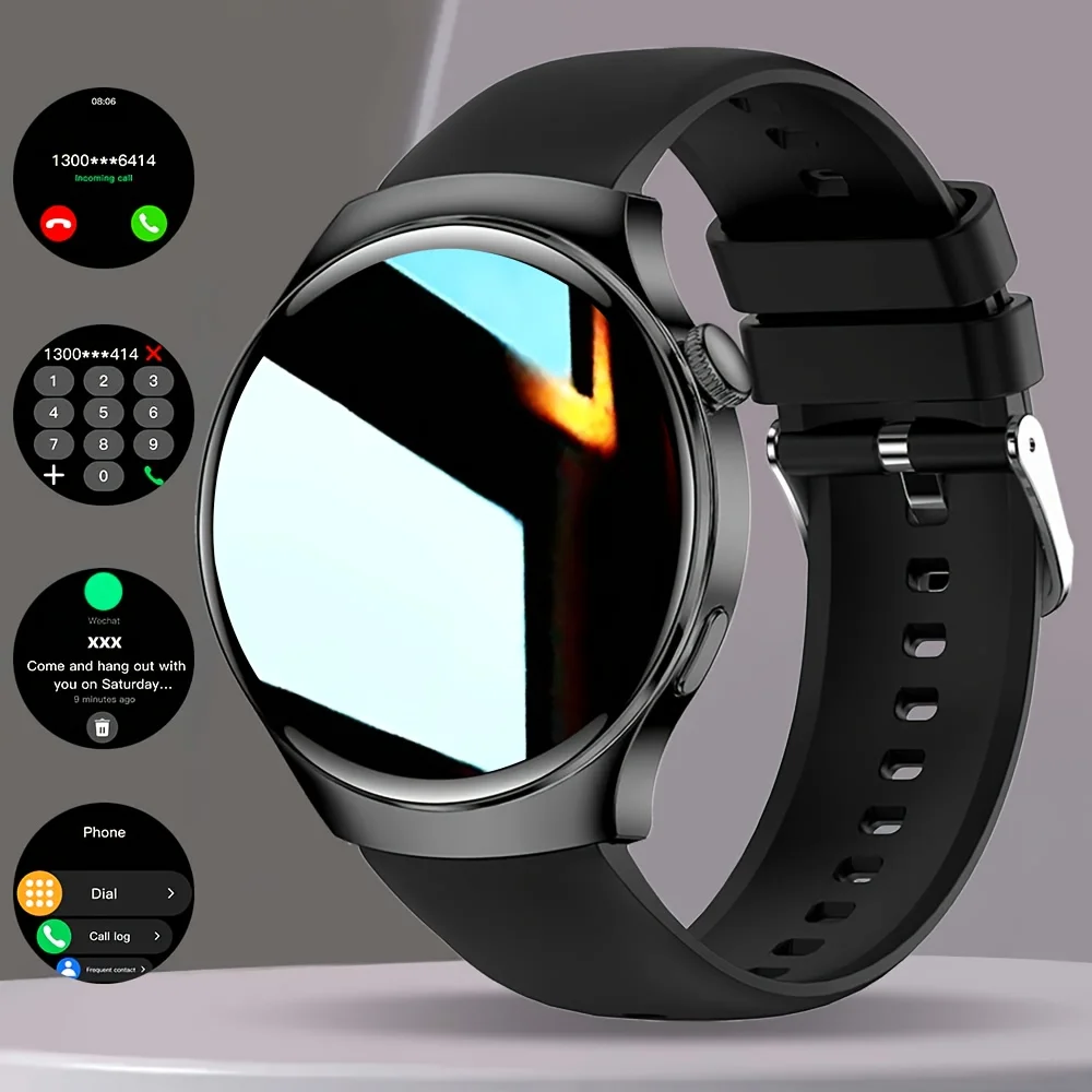 

Latest Smart Watch, Premium, 1.5-Inch Touchscreen, with Call/Message Reminders, Multi-Sport Modes, Music Control, Calendar,