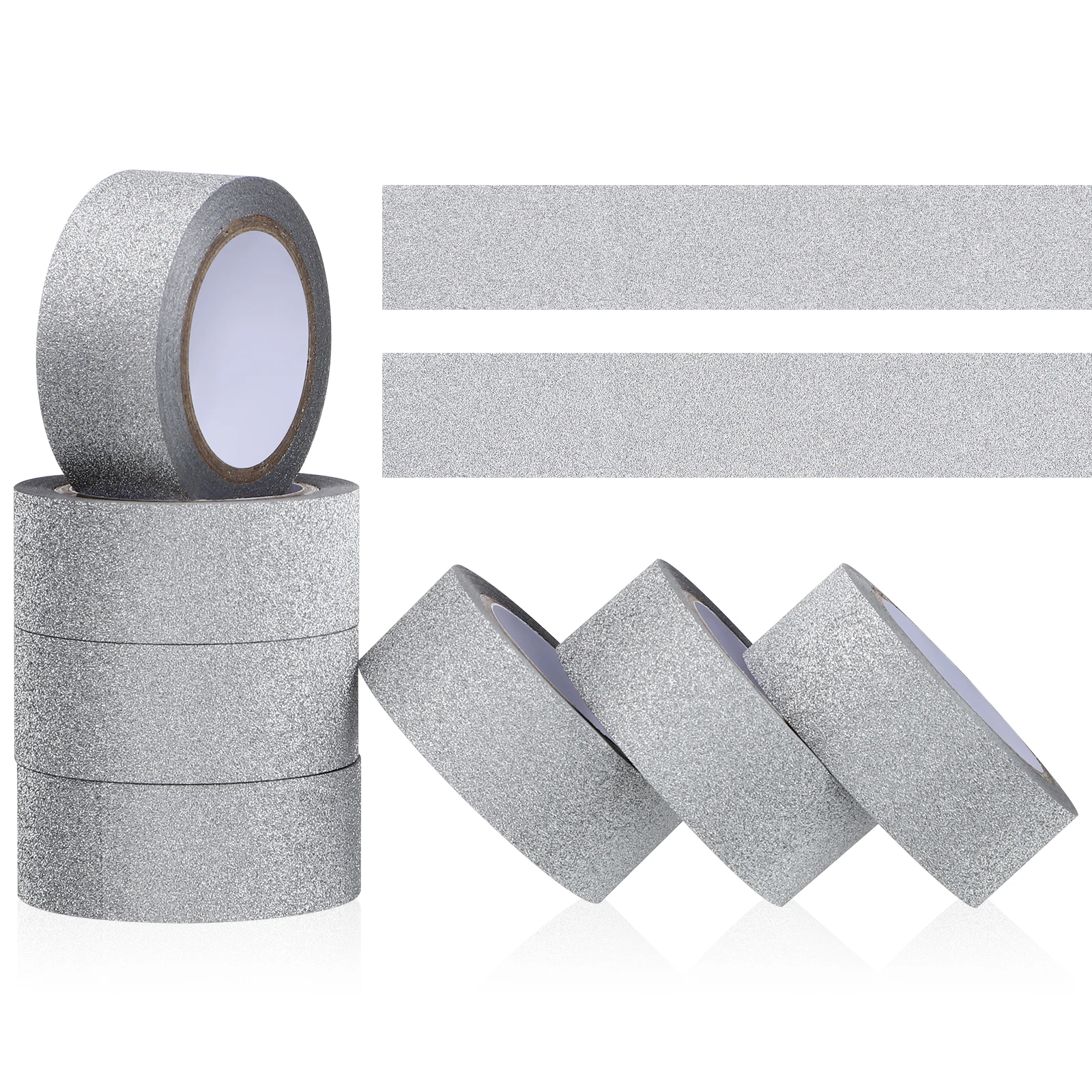

20pcs 20 Rolls Glitter Film Washi Tape Decorative Vintage Packaging Craft Scrapbook Gift Wrapping Tapes Supplies