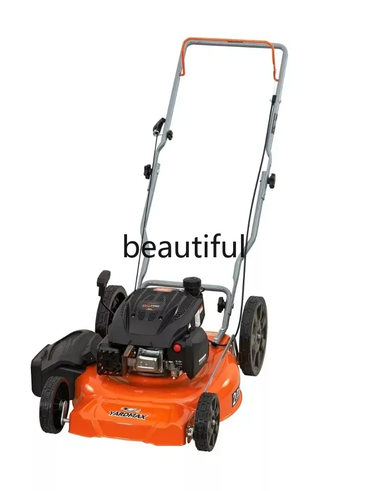 21 in. 170cc 2-in-1 Gas Walk Behind Push Lawn Mower with High Rear Wheels Cleaning Tools Herramientas Manuales Dropshipping