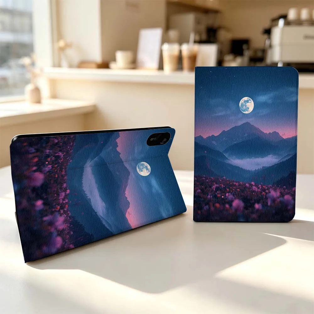 Starry Moonlit Desert Path Fashion For Xiaomi Poco Redmi Pad 8 2 4 5 6 6S 7 7S SE Pro Max 14 11 8.7 11.2 12.5 Inch Tablet Case