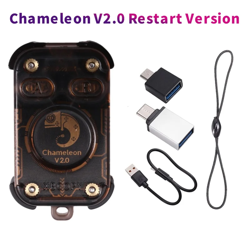 ABZZ-Chameleon V2.0 125Khz 13.56Mhz NFC RFID スマートチップリーダーエミュレータ再起動 Chameleon Ultra V2.0 デュプリケータカードデコード