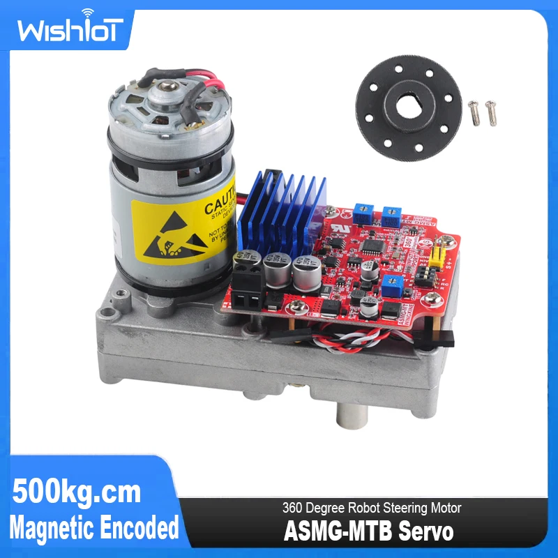 ASMG-MTB Non-Contact Servo Magnético, Servo para Robot Arm Valve Control, Câmera PTZ Control, Codificador, High Torque, 500kg.cm