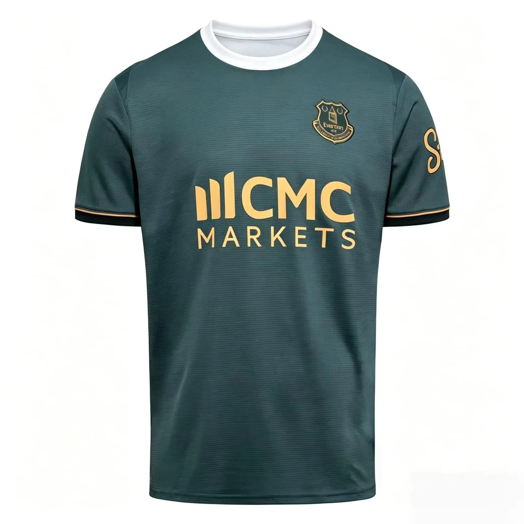 Heißes Y2k Everton Fußballtrikot Herren Fußball 3D T-Shirt Atmungsaktives Kurzarm-Sportoberteil Trainings-Top Lässiger Sommer-Fan-Stil – Detail 6