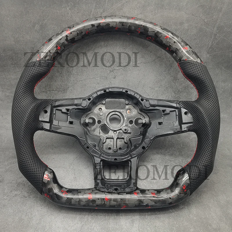 Forging Racing Carbon Fiber Steering Wheel For VW GOLF GTI R GTD GTE MK7 7 POLO GTI 2014-2019