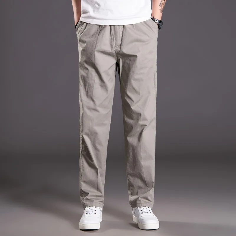 

5 Colors! Casual Pants for Men In Spring and Summer 2023 Thin Korean Version Loose Youth Straight Cargo Pants Mens Pants