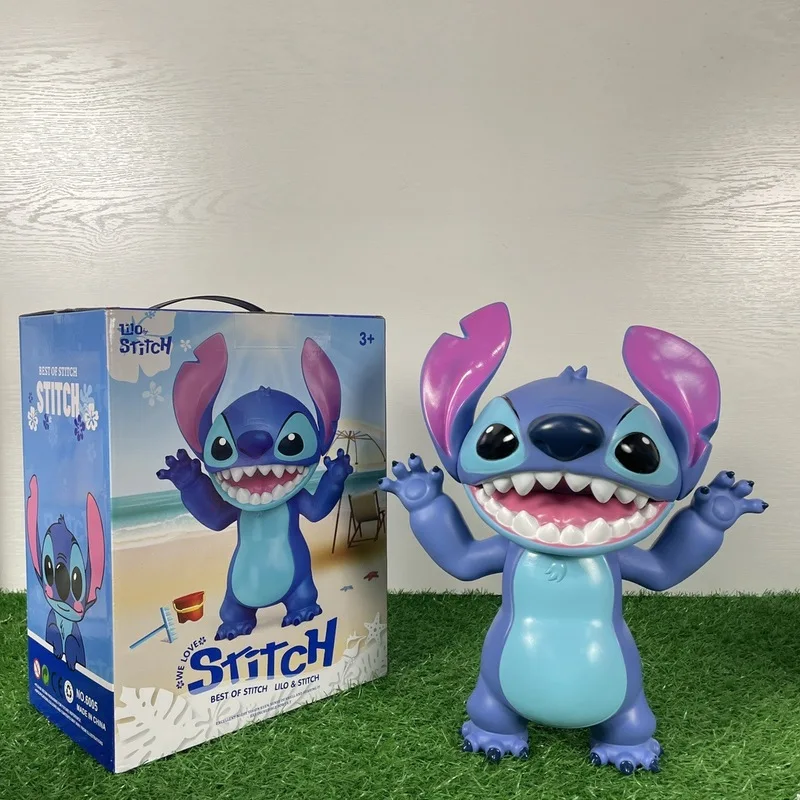 Disney35cm العملاق غرزة تمثال ستار الطفل عمل الشكل مفاجأة صندوق أعمى سطح المكتب تمثال جمع نموذج لعب الأطفال هدية