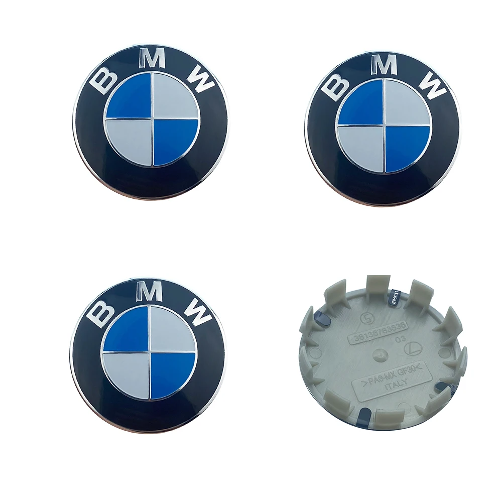 20Pcs 68MM 56MM Car Wheel Center Caps for BMW E90 E46  F30 E87 F20 G20 E60 E39 E92 F11 F31 E61 F25 E36 X3 X5 Car Accessories