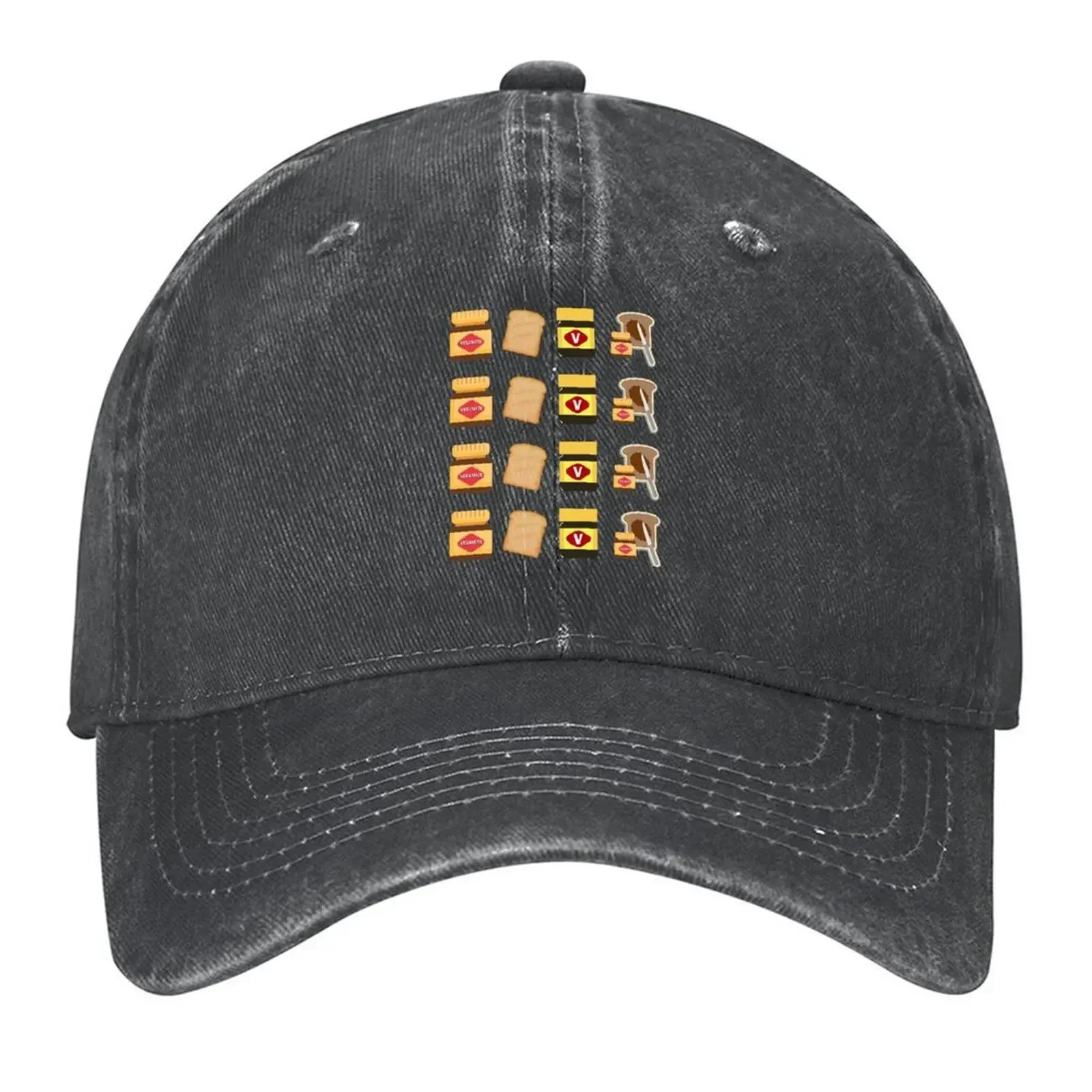 New Vegemite Pattern Baseball Cap New Hat Sun Caps Sunhat Sun Cap Girl Men's