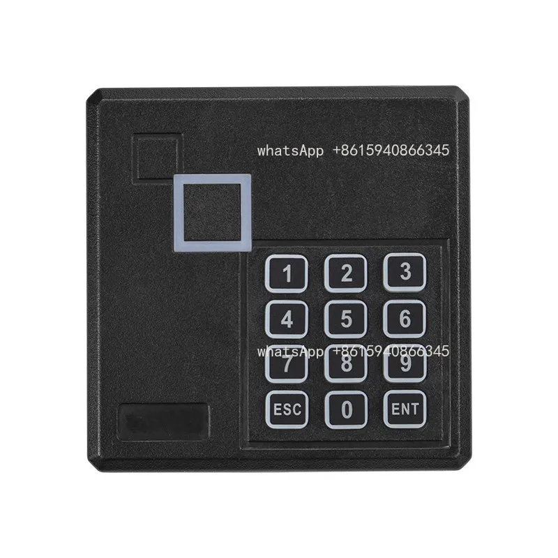 Waterproof IC ID Card Reader with Keypad, Wiegand 26/34 Access Control Card Reader, Outdoor Door Entry Reader