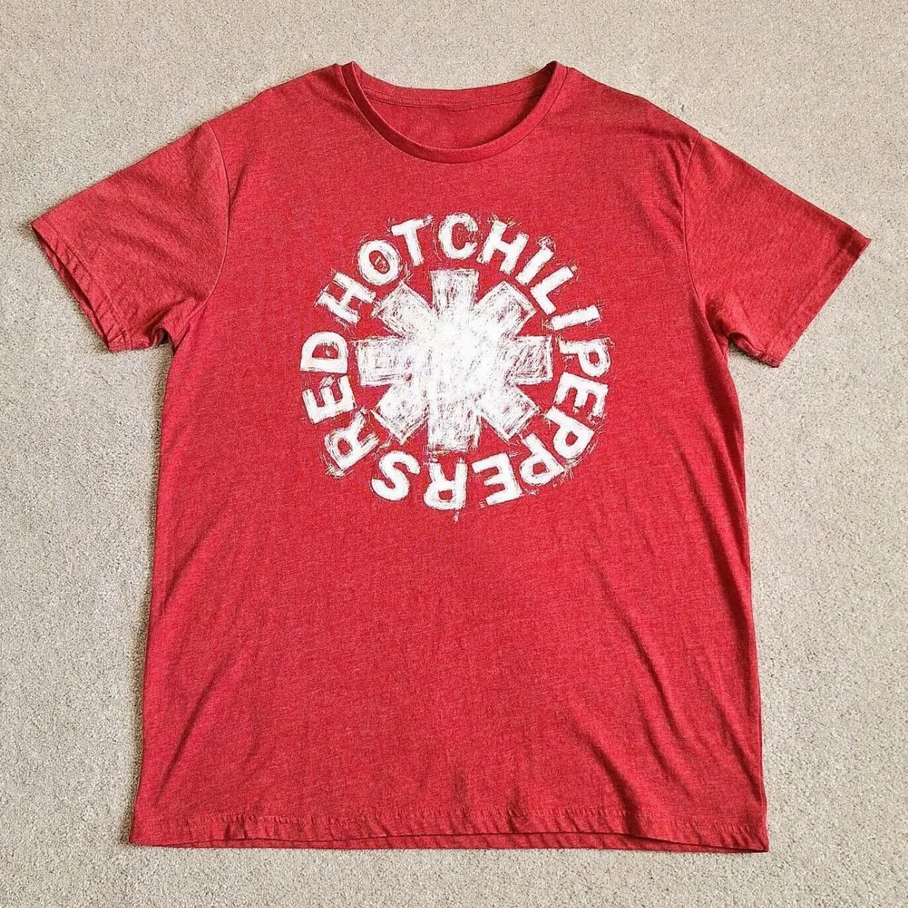 

Red Hot Chilli Peppers Men's T-Shirt Red Rock Band short sleeve