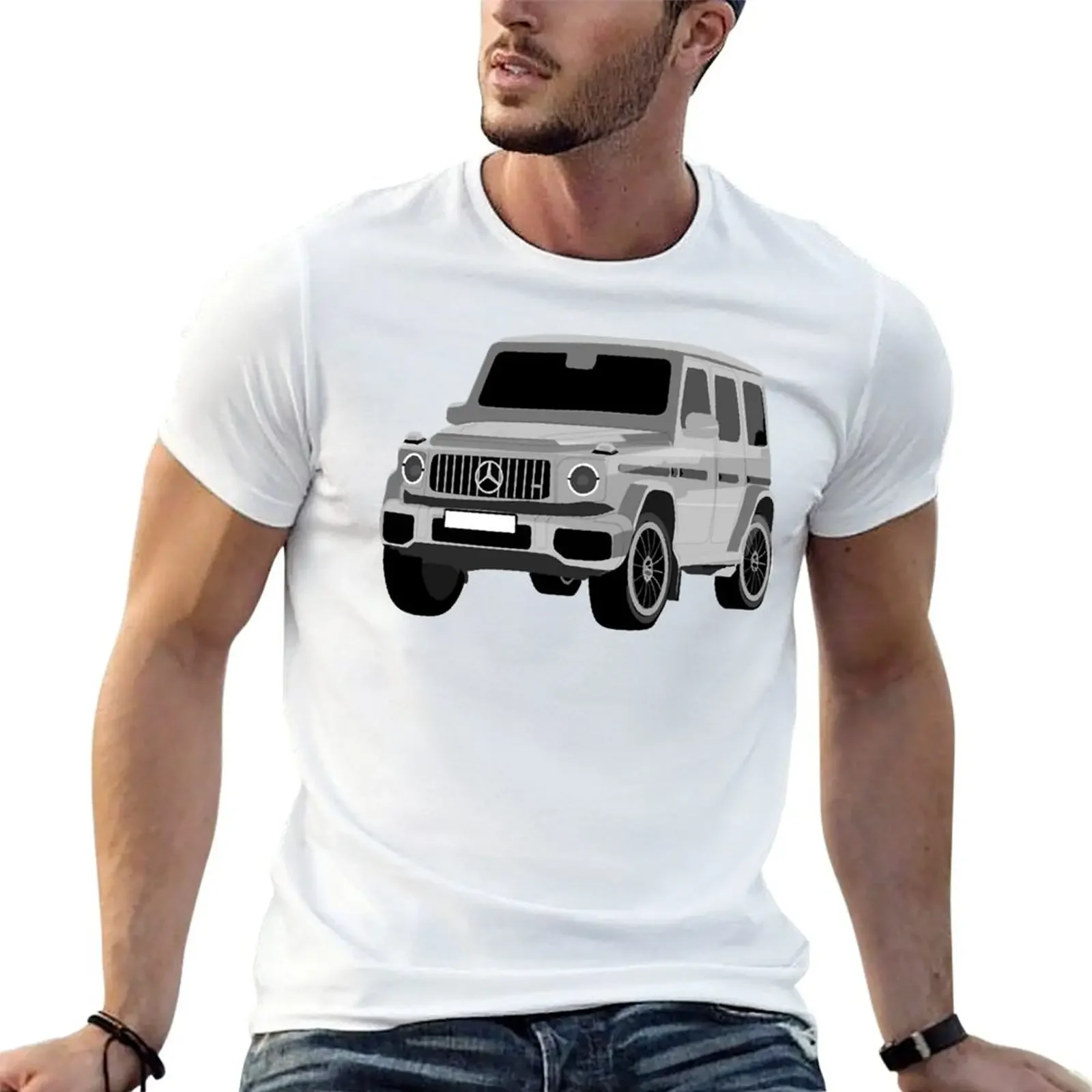 G Wagon 4x4 SUV Car offroad T-Shirt for a boy anime basketball graphic tees Louboutins mens cotton t shirts