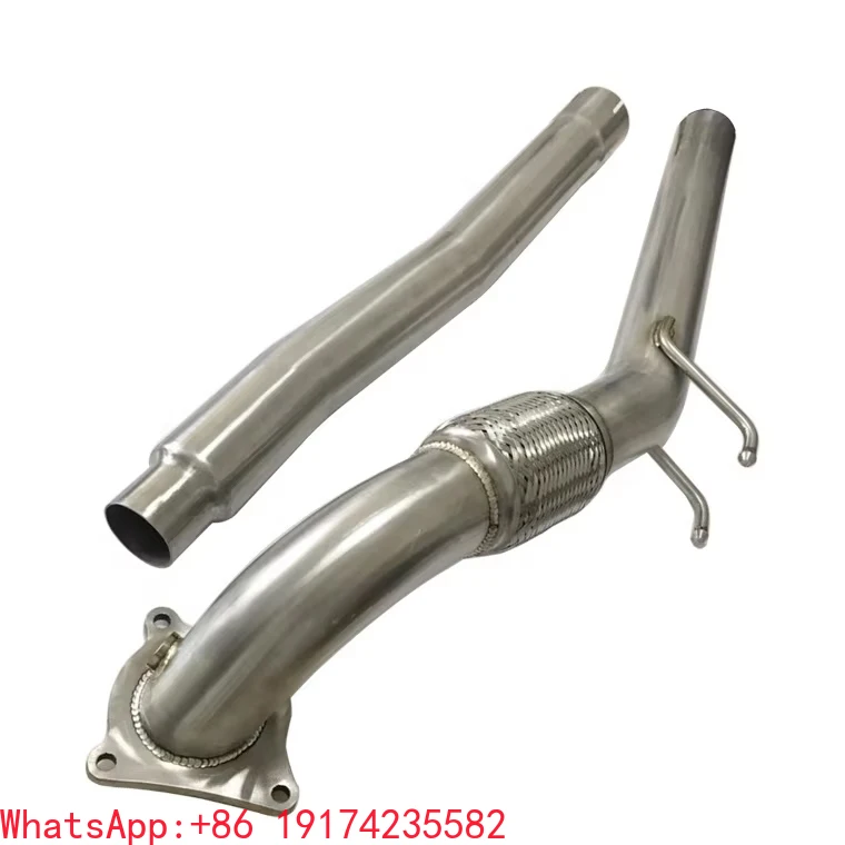 

High Performance Exhaust.System Stainless Steel Exhaust.Downpipe for vw Golf Mk6 1.4 TSI
