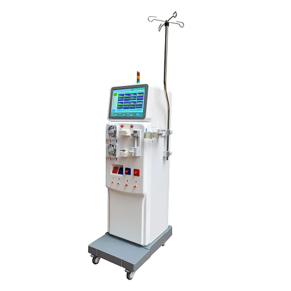 H-T2008-B Medical Double Pump LCD Hemodialysis  Blood Dialyzer Machine