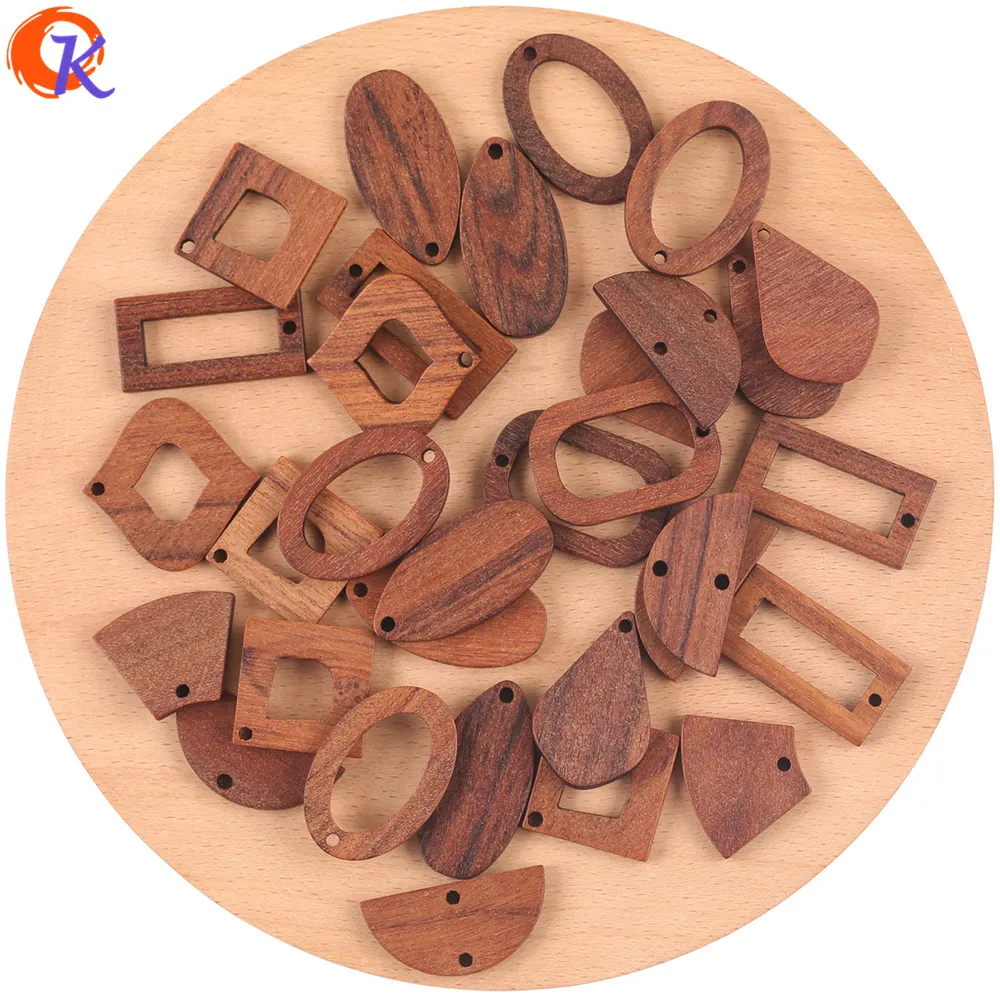 

Cordial Design 100Pcs Earrings Connectors/Hand Made/DIY Making/Charms/Natural Wood/Pendant/Jewelry Accessories/Earring Findings