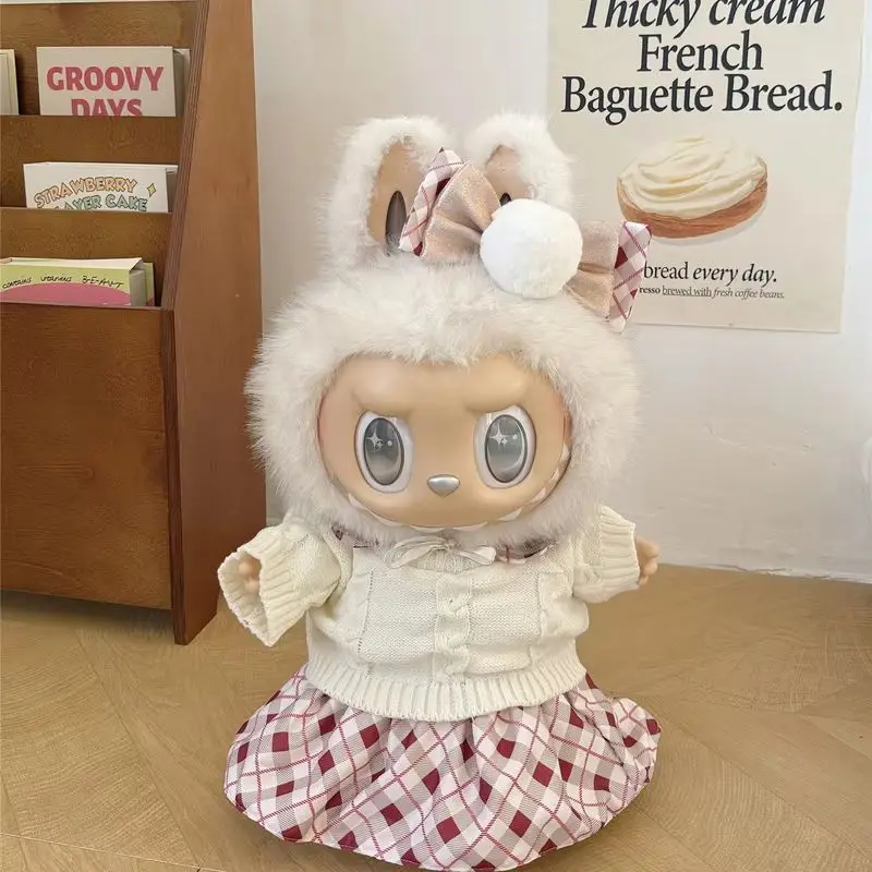Nur Kleidung, geeignet für 58 cm große Puppen, kleine Duftkleidung, Kawai-Pyjamas, Overalls, süße Puppe, trendige Kleidung, dekorative Geschenke