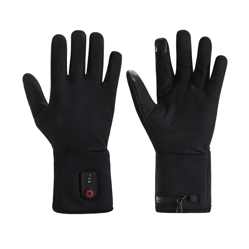 

Rechargeable Electric Heated Gloves - Waterproof & Windproof for Skiing& Snowmobiling | Warm Winter Gloves with Battery Pack