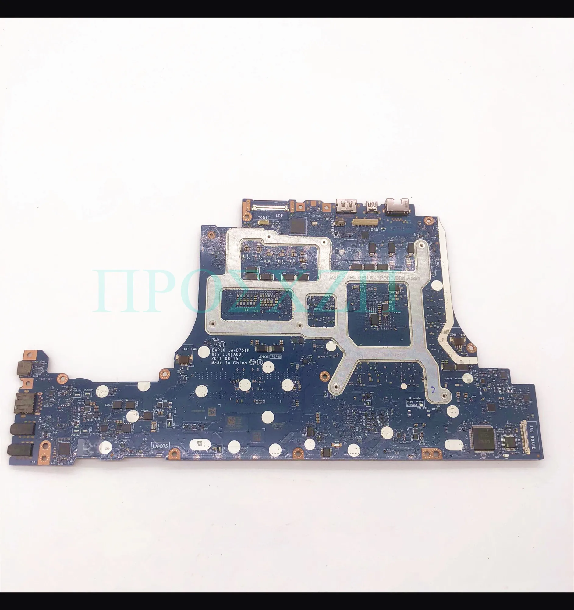 CN-0FCWVF 0FCWVF FCWVF Mainboard For DELL 15 R3 17 R4 Laptop Motherboard LA-D751P W/SR2FP i5-6300HQ CPU GTX1060 100% Full Tested