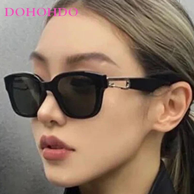 

Luxury Vintage Designer Sunglasses Women Men Classic Square Frame Sunglass Summer Traveling Driving Shades Unisex UV400 Lunette