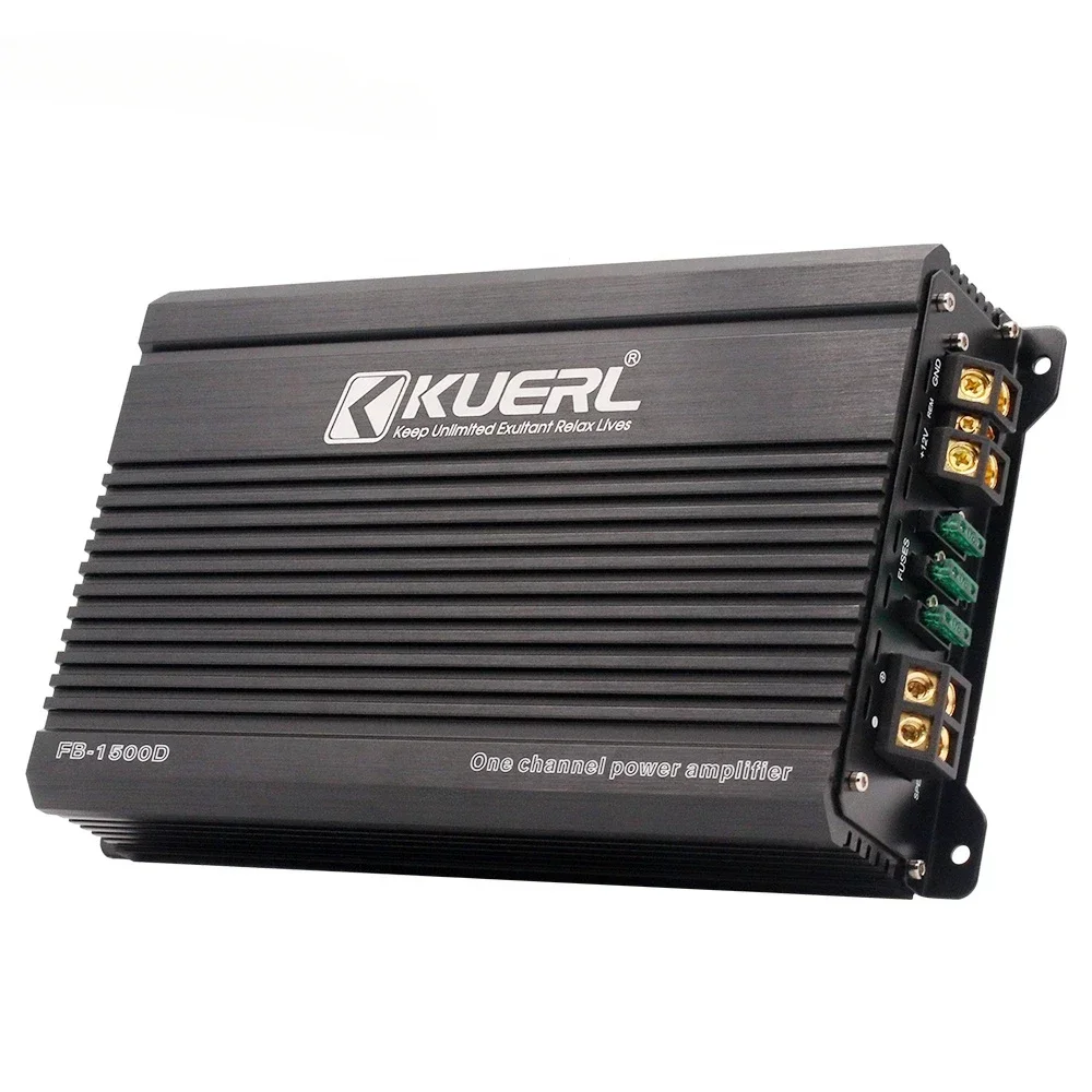 

Wholesale new 1500W class D car power amplifier 12V 1 channel mono digital car stereo amplifier