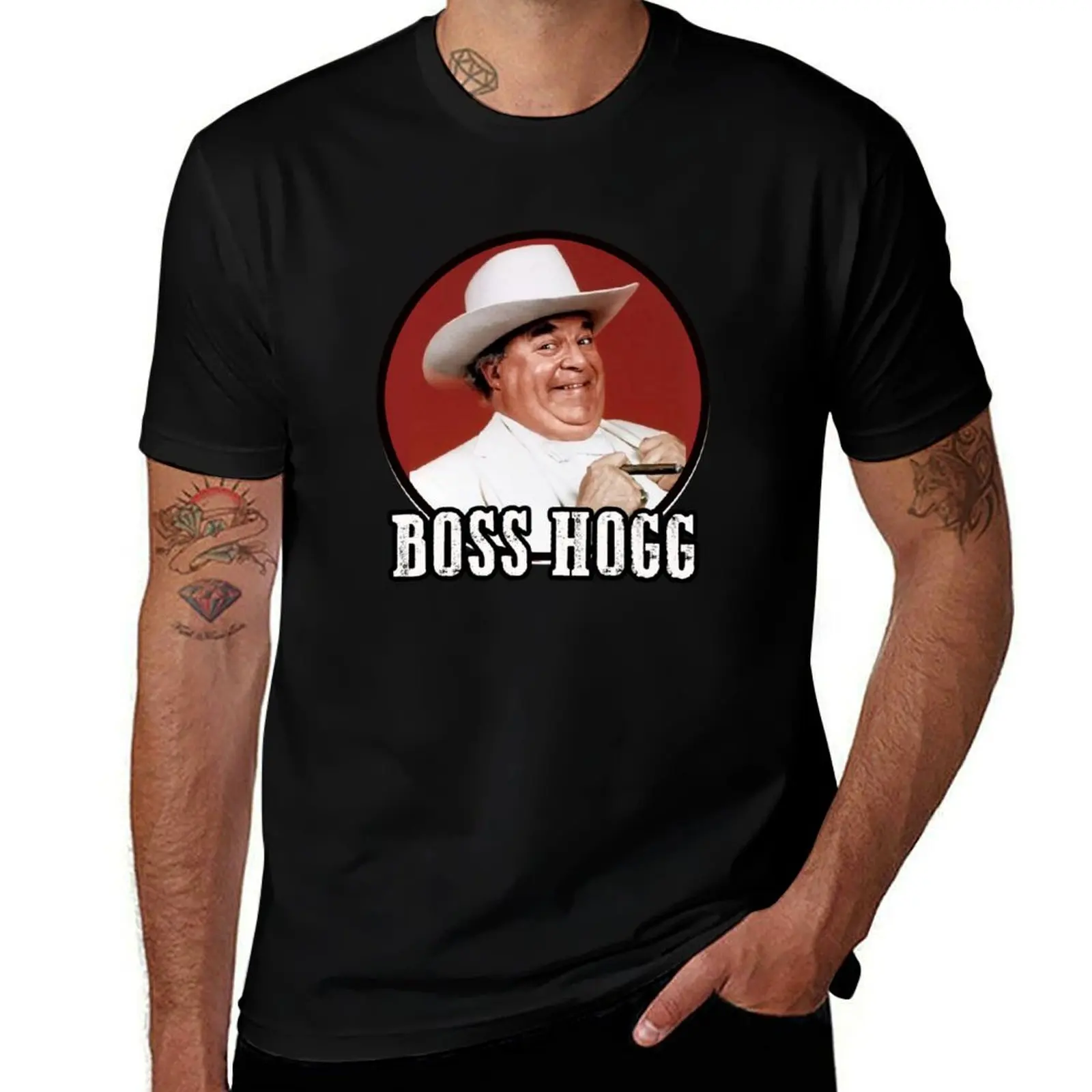 

Boss Hogg from Dukes Of Hazzard T-Shirt blacks custom shirt baggy shirts mens workout shirts