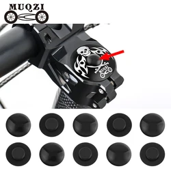 MUQZI Bicycle Headset Cap M6 Screw Waterproof Dustproof Stem Bolts Rubber Top Covers MTB Road Cycling Accessories