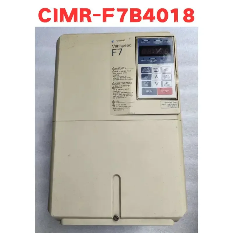 

Second-hand CIMR-F7B4018 CIMR F7B4018 Frequency Converter Tested OK