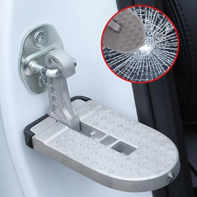 

Авто складной багажник на крышу автомобиля, дверная ступенька, многофункциональный универсальный крючок с защелкой, педаль, аксессуары для безопасности из алюминиевого сплава, подставка