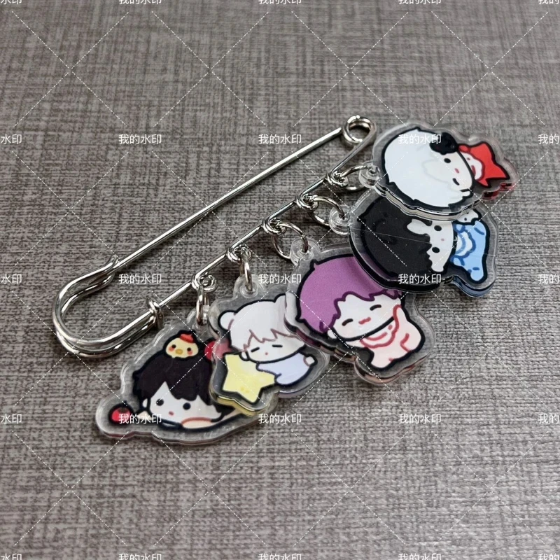 Game Love En Deepspace Xavier Zayne Rafayel Sylus Caleb Cosplay Badge Acryl Leuke Figuur Hanger Pin Legering Broche Accessoires