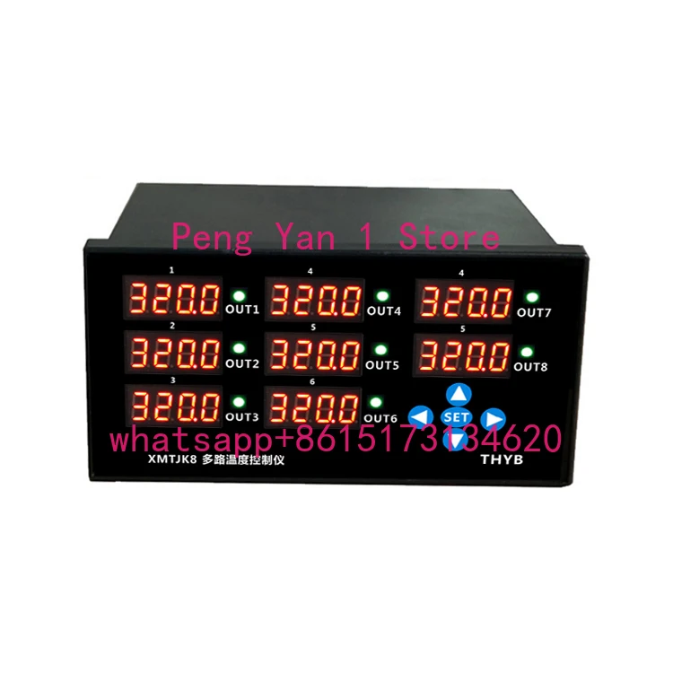 8-channel PID Temperature Controller, Multi-channel Temperature Control, Computer Monitoring Temperature Recording Curve Record