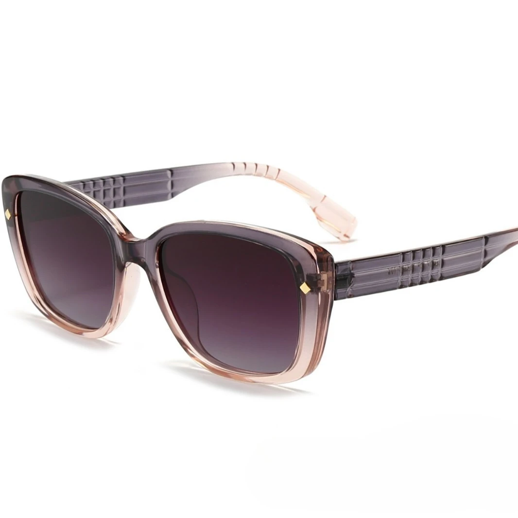 2025 Новые модные поляризационные солнцезащитные очки - модные высококачественные классические клетчатые дужки с защитой от ультрафиолета, роскошные эффектные оттенки