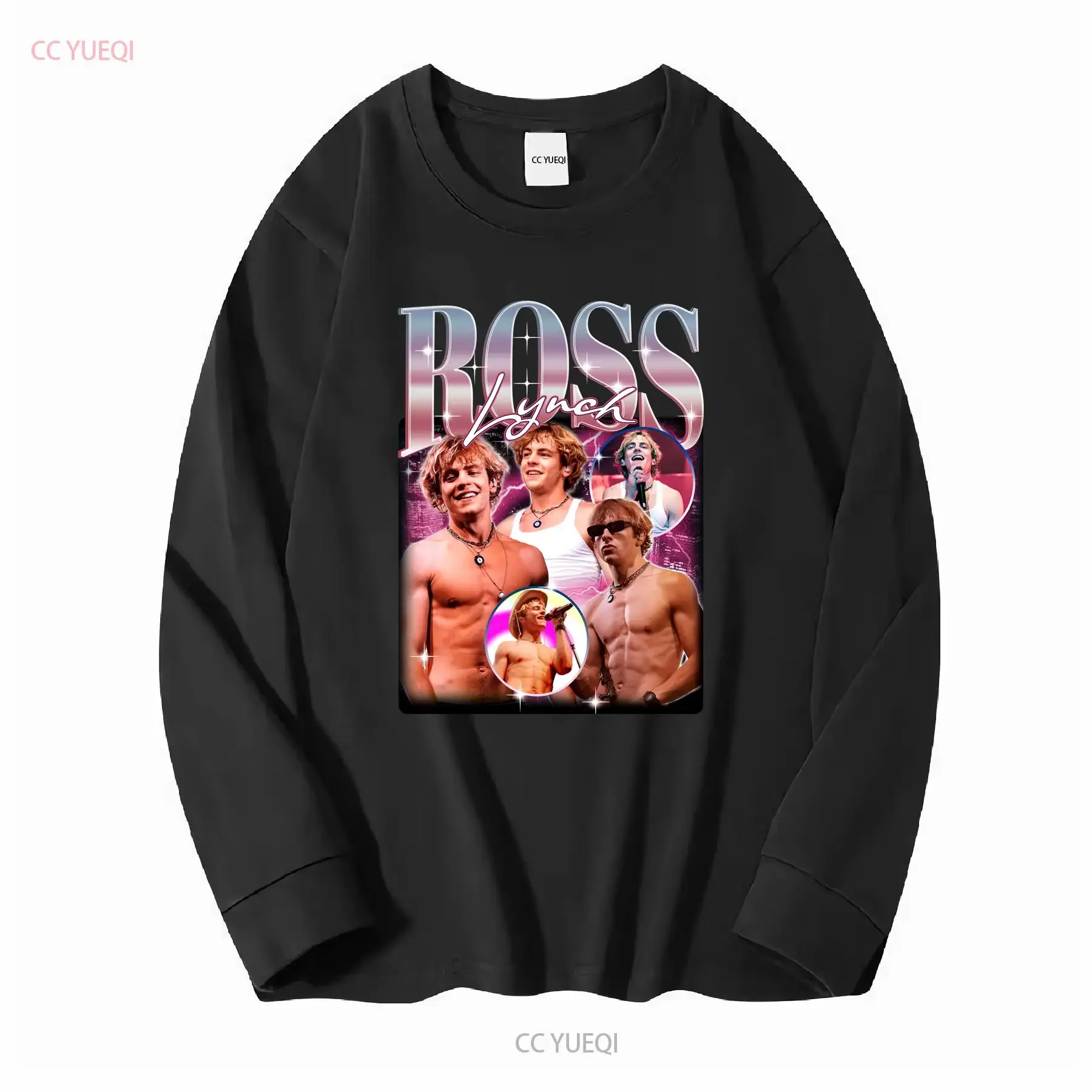 تي شيرت ROSS LYNCH R5 Homage Driver Era مضحك أوستن وحليف بأكمام طويلة أو قصيرة عتيقة مغسولة ومريحة للتنفس